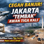 “Cegah Banjir! Jakarta ‘Tembak’ Awan Tiga Kali”