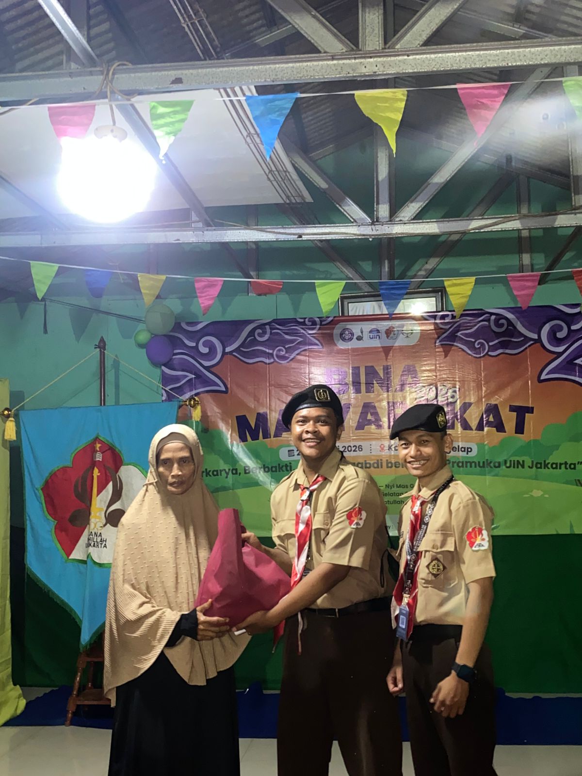 Pramuka UIN Jakarta Gelar Bina Masyarakat 2026 di Desa Cibeutung Udik Bogor