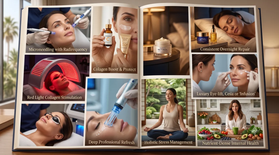 8 Rahasia Skincare Rutin Artis Hollywood di Usia 40-an agar Tetap Awet Muda