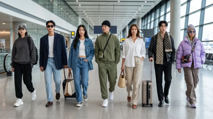 OOTD Liburan Anti Ribet: Tiru 7 Gaya ‘Airport Style’ K-Pop Idol Ini