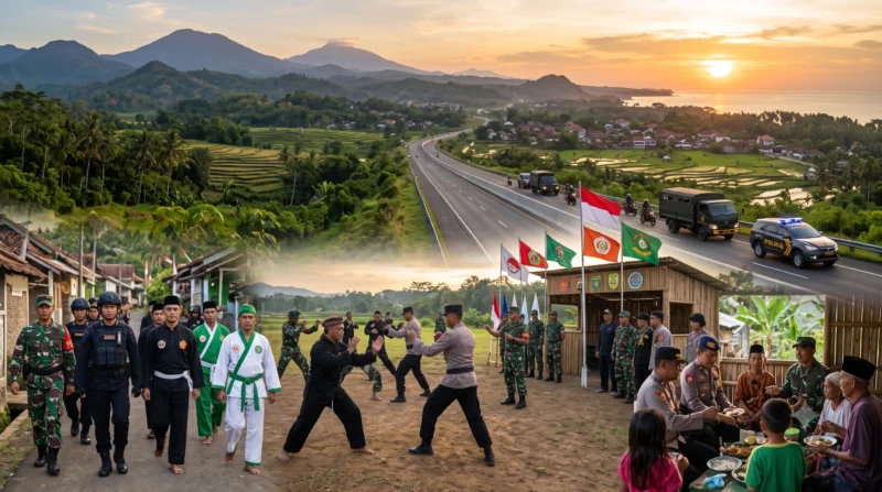 5 Momen Kekompakan TNI-Polri Bersama Organisasi Pencak Silat dalam Menjaga Kondusivitas Keamanan Wilayah