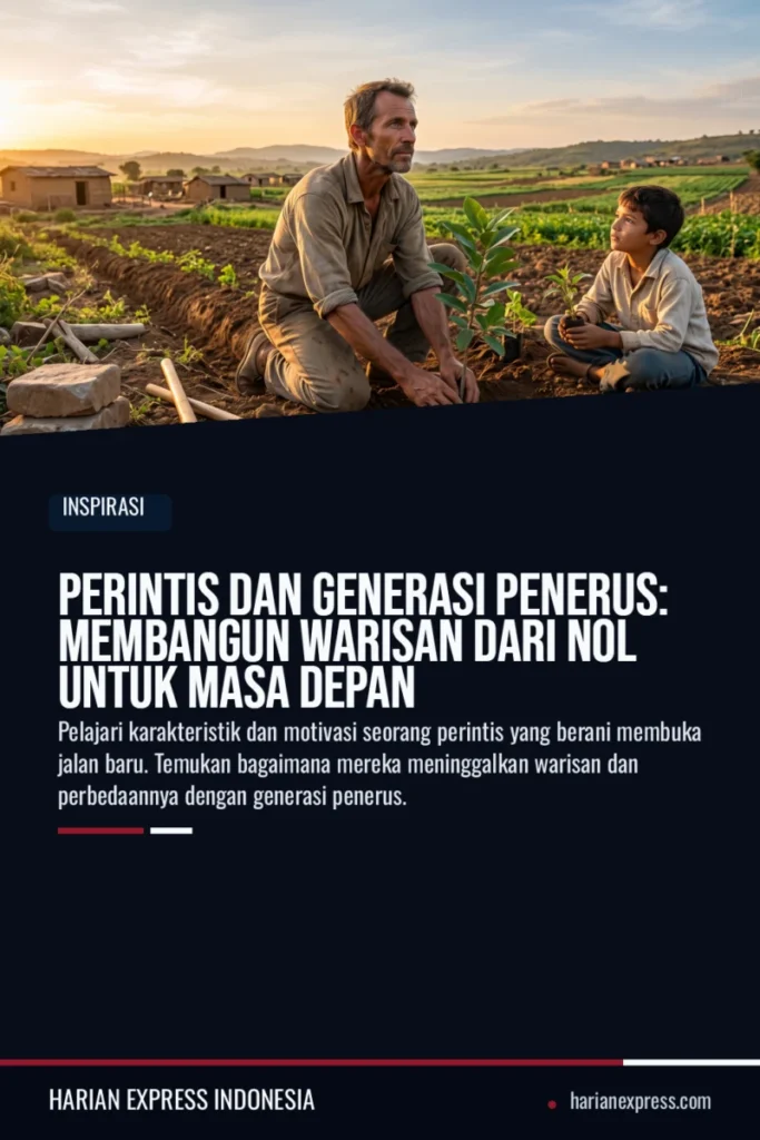 Perintis dan Generasi Penerus: Membangun Warisan dari Nol untuk Masa Depan