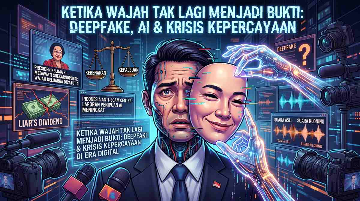 Krisis Kepercayaan di Era Digital: Ketika Deepfake Membuat Wajah Tak Lagi Menjadi Bukti