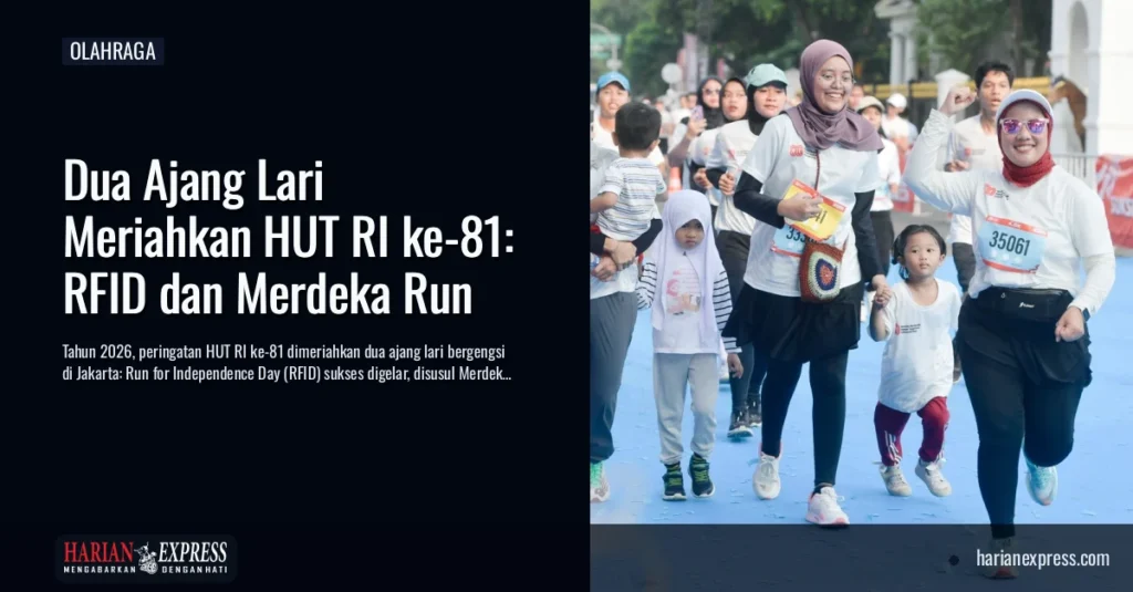 Dua Ajang Lari Meriahkan HUT RI ke-81: RFID dan Merdeka Run