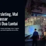 Diduga Korsleting, Mal Nipah Makassar Terbakar di Dua Lantai
