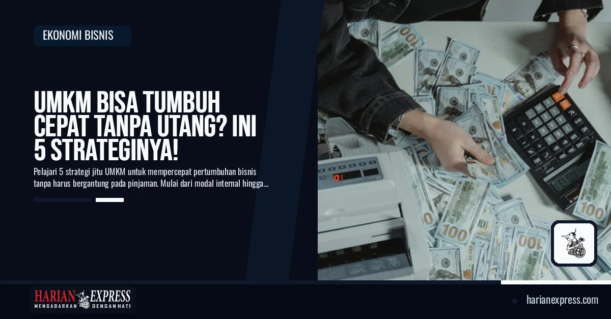 UMKM Bisa Tumbuh Cepat Tanpa Utang? Ini 5 Strateginya!