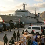 Kapal ADRI 92 TNI AD Dikerahkan dalam Operasi Kemanusiaan Penanganan Bencana NTT