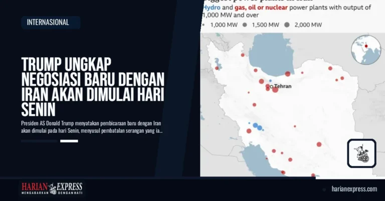 Trump Ungkap Negosiasi Baru dengan Iran Akan Dimulai Hari Senin