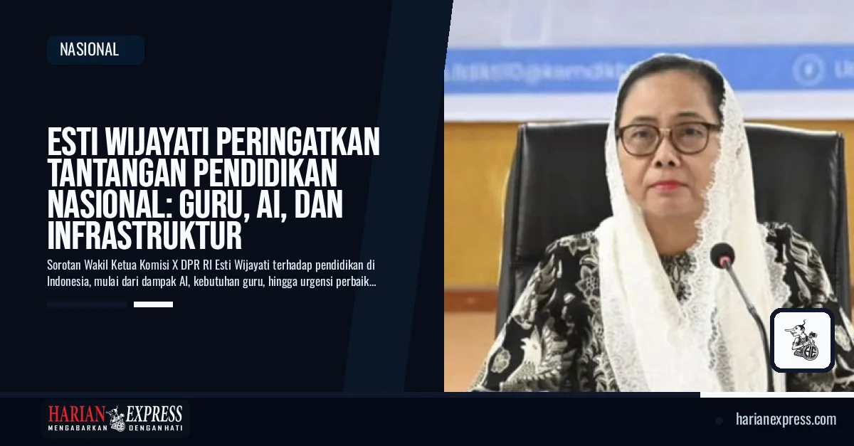 Esti Wijayati Peringatkan Tantangan Pendidikan Nasional: Guru, AI, dan Infrastruktur