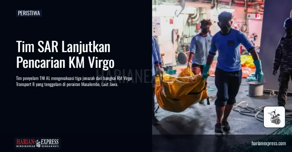 Tim SAR Lanjutkan Pencarian KM Virgo