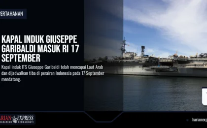 Kapal Induk Giuseppe Garibaldi Masuk RI 17 September