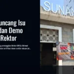 Suasana gedung UINSA pascadidemo mahasiswa, Kamis (17/9/2026). Foto: Akira Tandika suarasurabaya.net | Sumber: Akira Tandika suarasurabaya.net