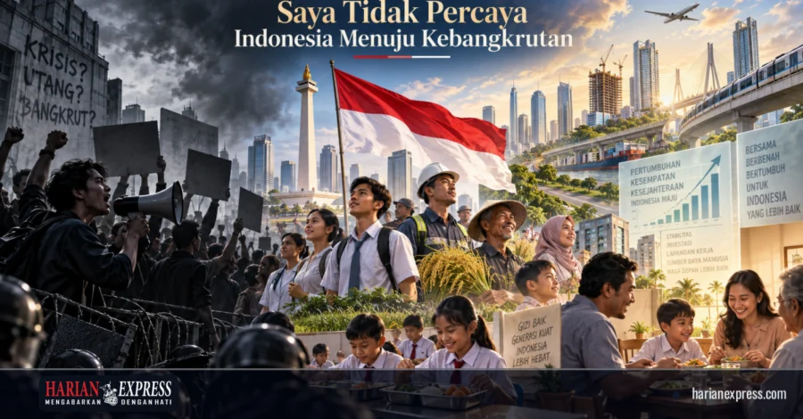 Saya Tidak Percaya Indonesia menuju Kebangkrutan