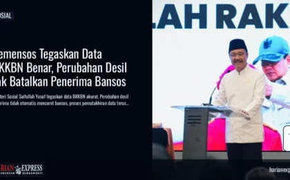 Kemensos Tegaskan Data BKKBN Benar, Perubahan Desil Tak Batalkan Penerima Bansos