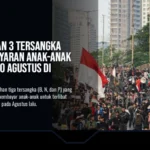 Polisi Tahan 3 Tersangka Terkait Bayaran Anak-Anak untuk Demo Agustus di Jakarta