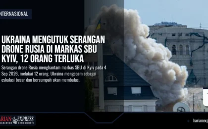 Ukraina Mengutuk Serangan Drone Rusia di Markas SBU Kyiv, 12 Orang Terluka