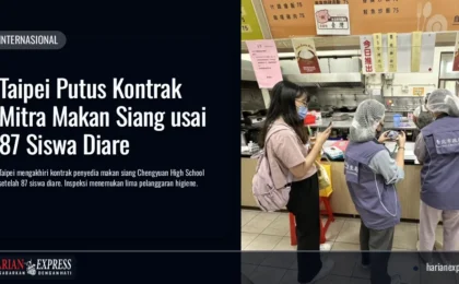 Taipei Putus Kontrak Mitra Makan Siang usai 87 Siswa Diare
