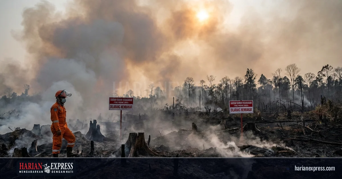 Editorial: Kebakaran Hutan Tak Pernah Usai, Pejabat Baru Harus Buktikan Kerja Nyata